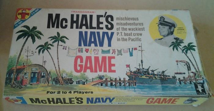 Vintage 1962 McHale's Navy Board Game by Transogram Co.