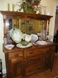 Beautiful antique walnut sideboard