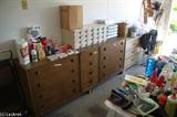 Dresser, Chests, Nuts, Bolts, Screws, Nails, Cleaning Products