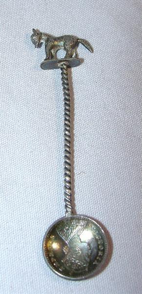 1897 Two Annas India Collector Spoon