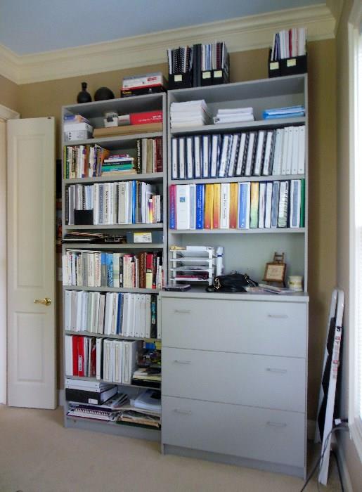 file cabinet is not for sale  bookcase for sale on the left only
