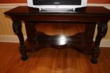 Ralph Lauren marble top console table 
