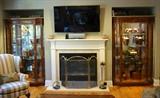 Antique Louis XVI curio cabinets 