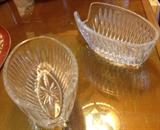 Princess House, Crystal Spoon and Fork, Buffet Holders