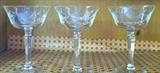 Vintage Tiffen Glass, Wine Glasses