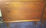 House of Denmark, Mid Century Modern, Bachelor Chest, One of Two