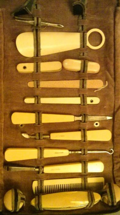 French, Celluloid Manicure Set