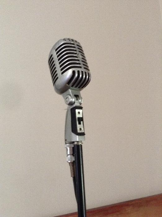 Shure 55SW Microphone circa 1950, made Famous by Elvis Presley