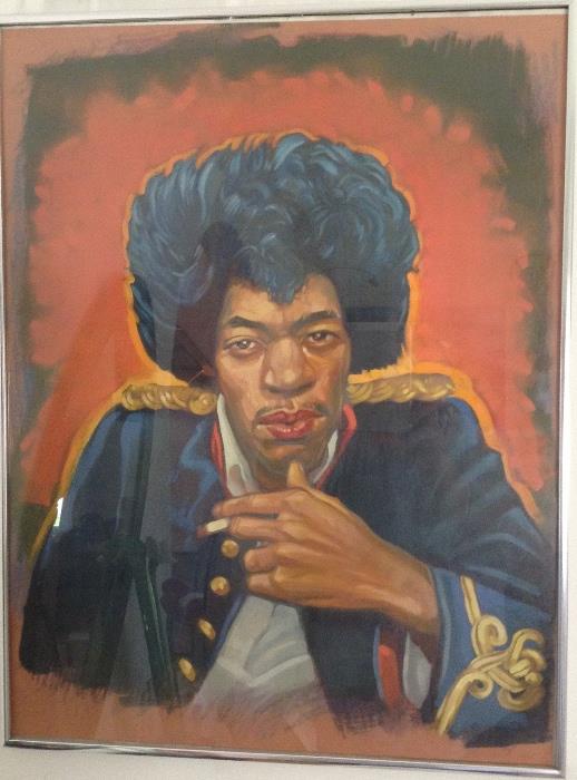 Jimi Hendrix by Davo