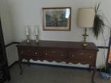 Black Cherry serving table/buffet by Virginia Galleria