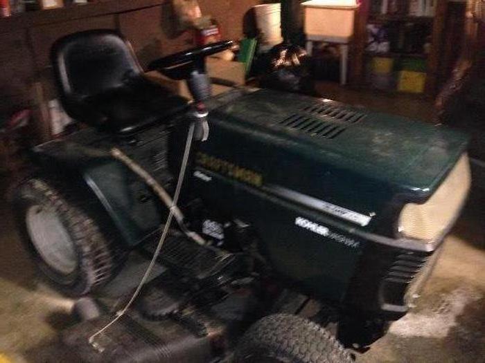 Craftsman riding lawn mower - 18.5 HP