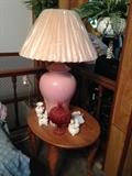 End table w/lamp