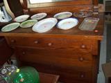 oak 1870's empire style dresser $ 165.00