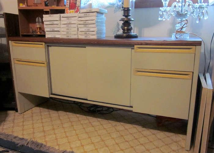 1950's metal desk by HON ... very nice condition