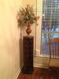 faux painted fernstand or pedestal