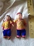 Pair of Gofun Dolls