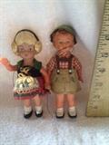 Pair of Swiss Dolls - Vintage