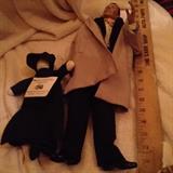 Amish Doll and Frank Sinatra doll.....what a pairing!!!!
