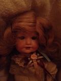 Up close of Armand Marseilles doll