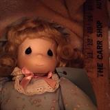 up close of the precious moments doll