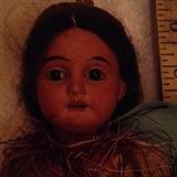 Up close of Indian doll made in Germany