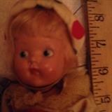 up close of Ginny clown doll