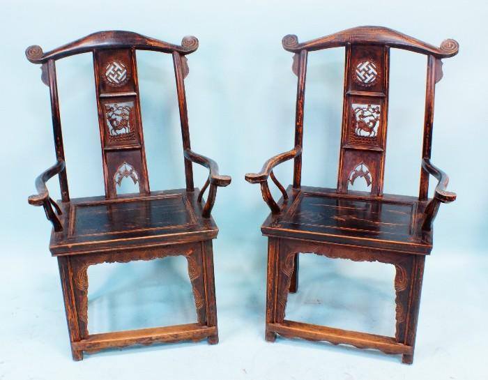 pair of chinese chairs