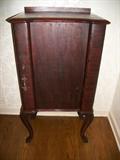 Mahogany music cabinet