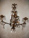 One of a pair of wall sconces