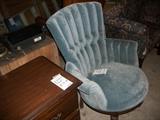 Victorian slipper chair