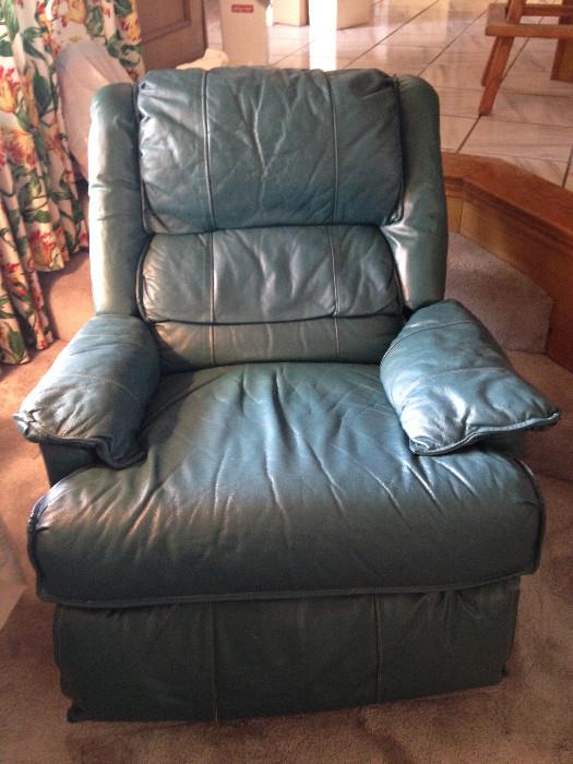 New Leather recliner