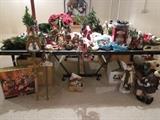 table of Christmas misc.