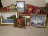 Original oil paintings.
