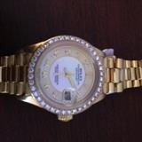 Rolex Watch with Diamonds