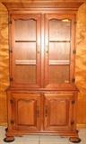 Tell City Hard Rock Maple China Cabinet (74.5"H x 40"W x 15"D)