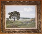 Texas Landscape original Oil on Canvas by Texas Artist Jim Donley (32.5" x 26.25")