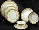 Meito "Annette" China: Service for 12,  7 piece Place Setting