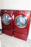 Almost new (only 8 weeks old)... Front Load Washer and Dryer with pedestals