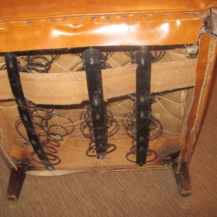 BOTTOM OF THE CHESTERFIELD CHAIR