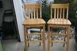 OAK BAR STOOLS