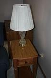 OAK LAMP TABLE