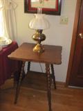 oak parlor table