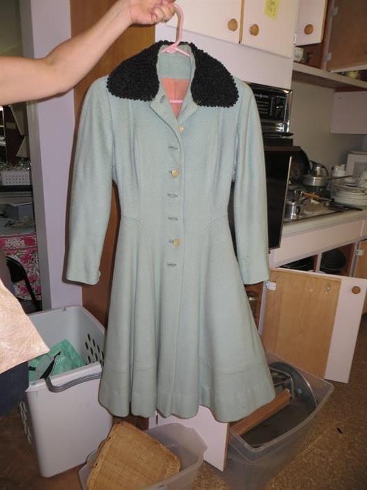 Just added...vintage coat with lamb collar!