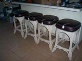 Four bar stools 