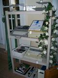 Just a small portion of the office equipment and supplies
