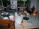lots and lots of kitchen items