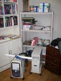 More office supplies and 2 of the several computers that are available