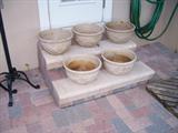 Fiberglass planters