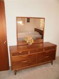 Lane Retro Dresser and Mirror - also headboard and tall dresser to match
