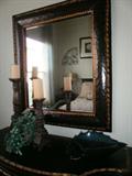Beautifully framed mirror